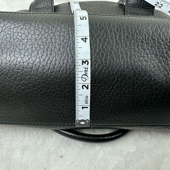 Kate Spade Southport Avenue Lydia Satchel Bag Black Pebbled Leather Top Handle - Picture 14 of 16